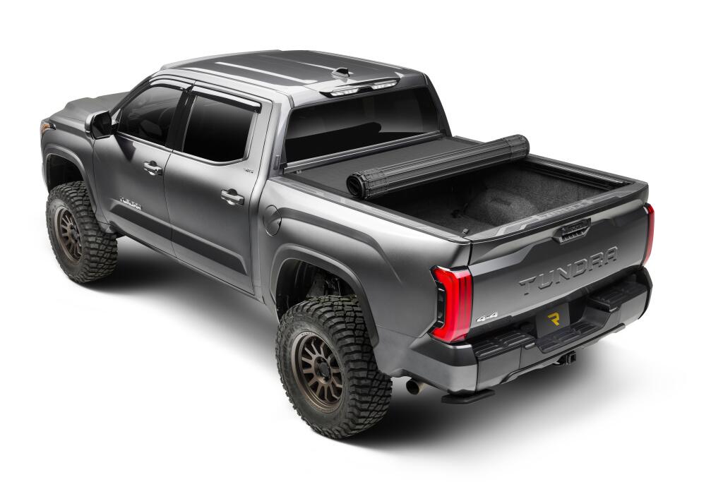 Revolver X4s Hard Rolling Truck Bed Cover 2022-2026 Toyota Tundra with or without Deck Rail System without Trail Special Edition Storage Boxes BAK
