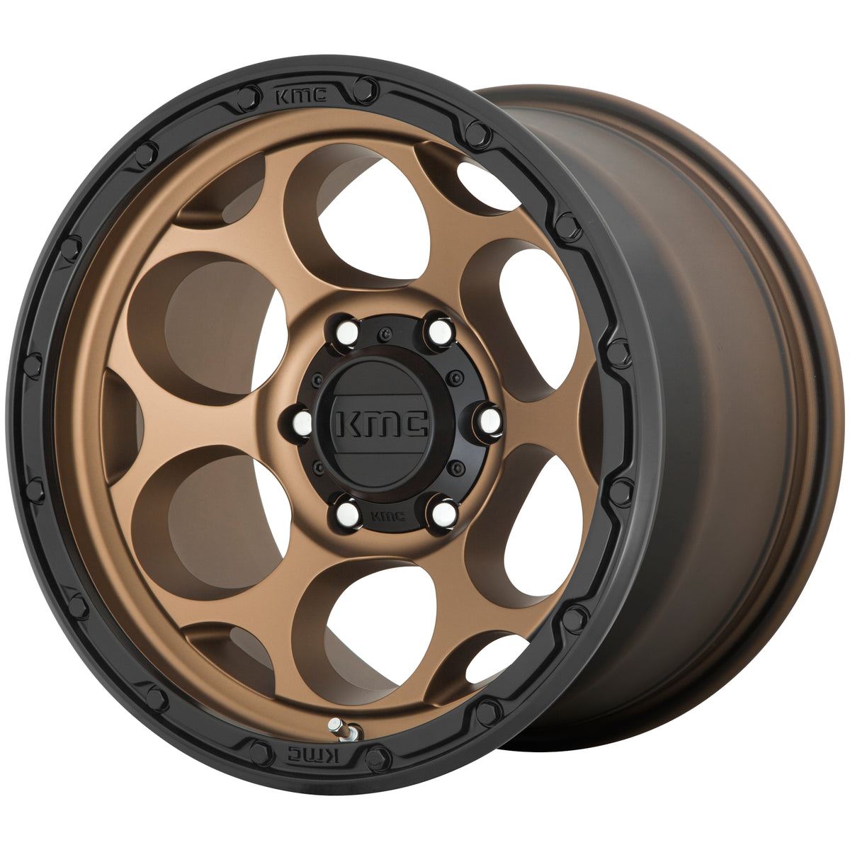 KM541 17X8.5 5X5.0 M-BRZ BLK LP 18MM