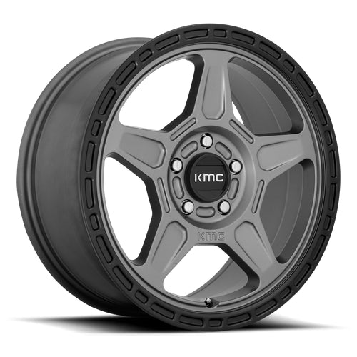 KM721 16X7 5X4.5 S-GRAY BLK LP 15MM