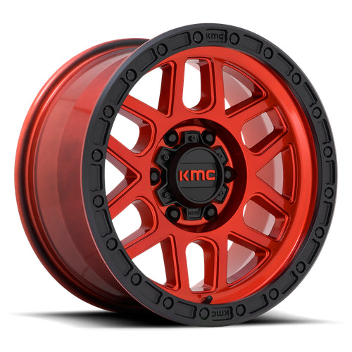 KM544 17X8.5 6X5.5 C-RED BLK-LP 00MM