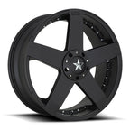 KM775 CAR 17X7.5 BLANK M-BLK +42 98-121