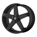 KM775 CAR 17X7.5 5X115/120 M-BLK +21MM