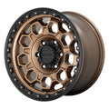 KM545 17X9 5X5.0 M-BRZ BLK LP -12MM