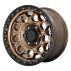 KM545 17X9 5X5.0 M-BRZ BLK LP -12MM
