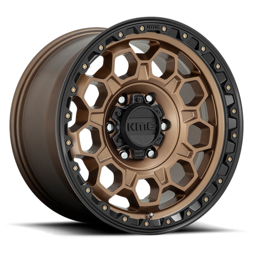 KM545 17X9 5X5.0 M-BRZ BLK LP -12MM