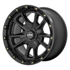 KM100 17X9 6X135/5.5 S-BLK -12MM