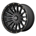 KM102 17X9 6X135/5.5 S-BLK GTCC -12MM
