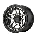 KM540 18X8.5 6X120 S-BLK MACH 18MM