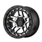 KM540 18X8.5 6X120 S-BLK MACH 18MM