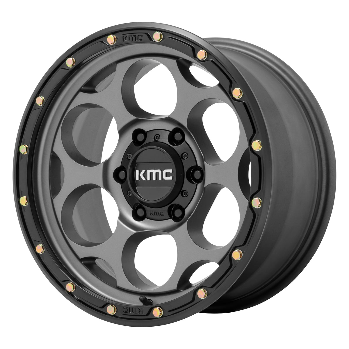 KM541 17X8.5 5X5.0 S-GRY BLK-LP 18MM