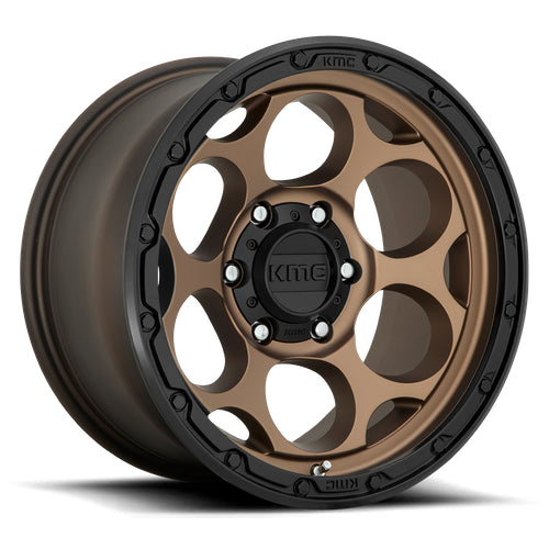 KM541 17X8.5 6X4.5 M-BRZ BLK LP +18 66.1