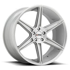 KM711 22X10.5 5X120 BRUSHED SLV 40MM