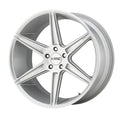KM711 22X10.5 5X112 BRUSHED SLV 40MM