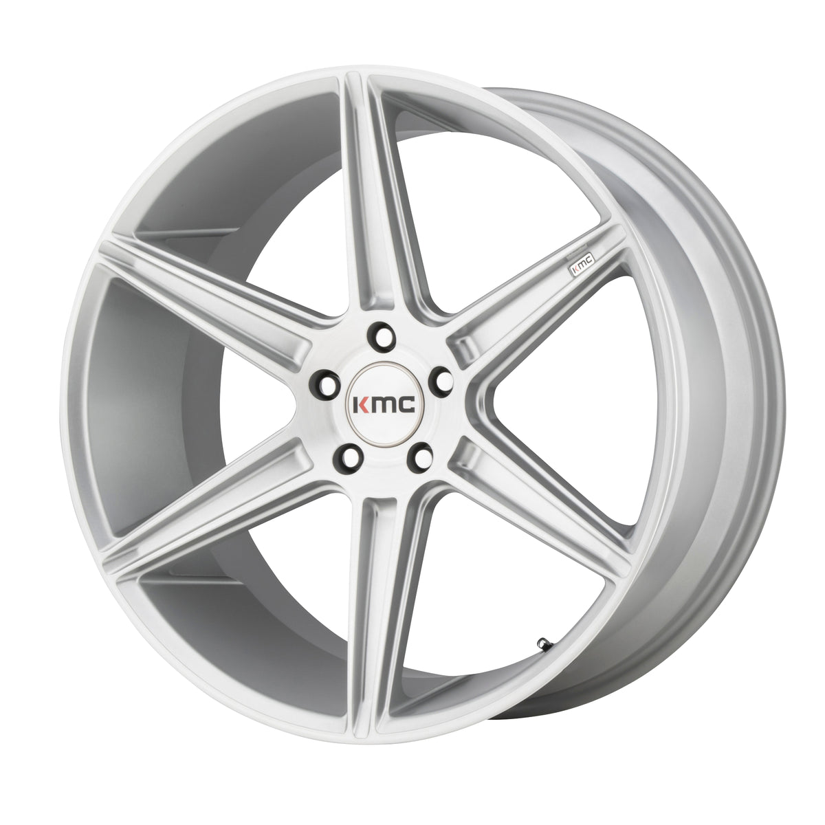 KM711 22X10.5 5X112 BRUSHED SLV 40MM