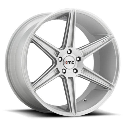 KM711 20X10.5 5X4.5 BRUSHED SLV 35MM