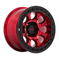 RIOT BL 17X8.5 6X135 RD-BLK-RG +0