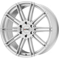 KM707 20X9 5X120 BRUSHED SLV 30MM