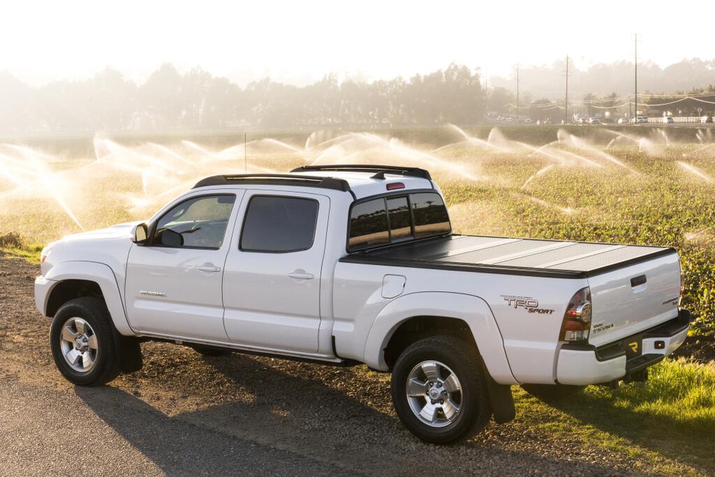 BAKFlip G2 Hard Folding Truck Bed Cover 2016-2023 Toyota Tacoma with Deck Rail System BAK