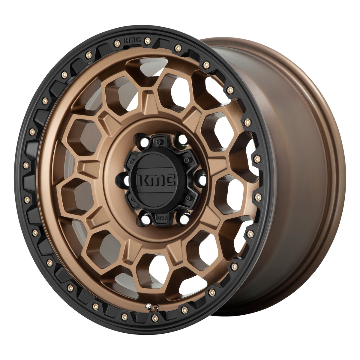 KM545 17X9 6X5.5 M-BRZ BLK LP -12MM