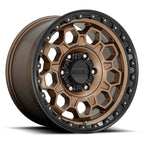 KM545 17X9 6X5.5 M-BRZ BLK LP -12MM