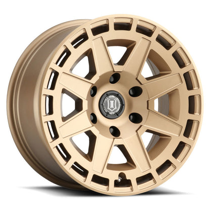 ICON Compass 17x8.5 6x135 6mm Offset 5in BS Satin Brass Wheel-LTW Motorsports