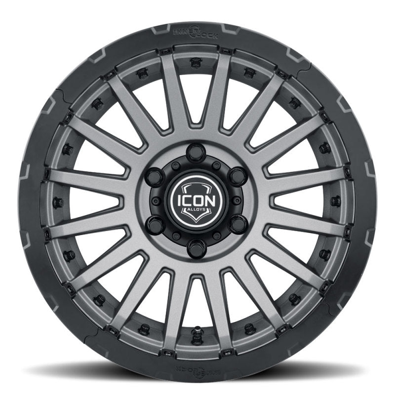 ICON Recon Pro 17x8.5 8 x 170 6mm Offset 5in BS Charcoal Wheel-LTW Motorsports