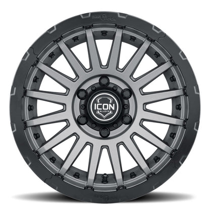ICON Recon Pro 17x8.5 5 x 150 25mm Offset 5.75in BS Charcoal Wheel-LTW Motorsports
