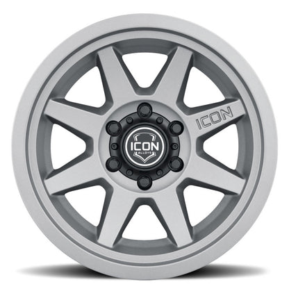 ICON Rebound 17x8.5 5x5 -6mm Offset 4.5in BS 71.5mm Bore Charcoal Wheel-LTW Motorsports