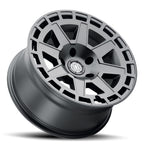 Compass 17 X 8.5 / 6X135 / 6MM / 5 Inch Back Space Satin Black, ICON Alloys
