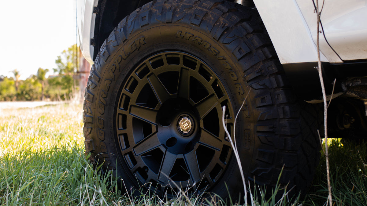 Compass 17 X 8.5 / 6X5.5 / 0MM / 4.75 Inch Back Space Satin Black, ICON Alloys