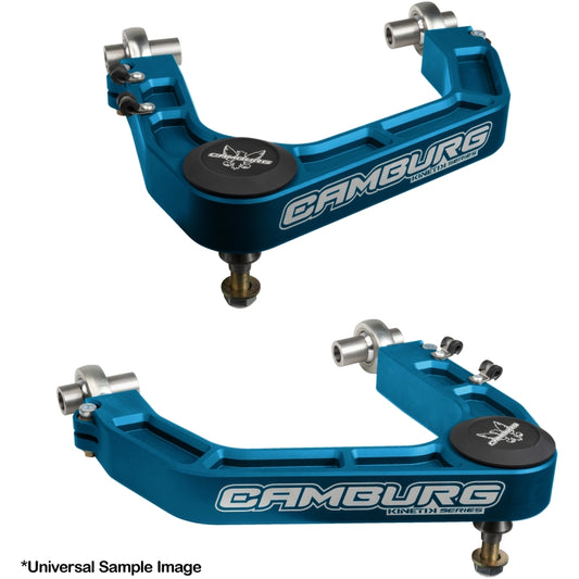 Camburg 19-23 Ford Ranger KINETIK Performance Billet Uniball Upper Arms - Blue-LTW Motorsports