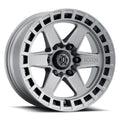 Raider 17 X 8.5 / 6 X 135 / 6 MM / 5 Inch Back Space Titanium, ICON Alloys