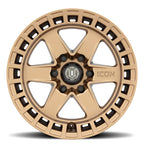 Raider 17 X 8.5 Satin Brass, ICON Alloys