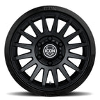 Recon Six 17 X 8.5 / 6 X 5.5 25MM Offset 5.75 Inch Back Space Gloss Black, ICON Alloys