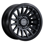 Recon Six 17 X 8.5 / 6 X 5.5 25MM Offset 5.75 Inch Back Space Gloss Black, ICON Alloys