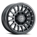 Recon Six 18 X 9 / 8 X 6.5 12MM Offset 5.5 Inch Back Space Satin Black, ICON Alloys