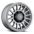 Recon Six 18 X 9 / 8 X 170 6MM Offset 5.25 Inch Backspace Charcoal, ICON Alloys