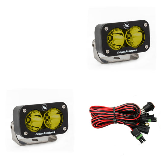 Baja Designs S2 Sport Work/Scene Pattern Pair LED Work Light - Amber-LTW Motorsports