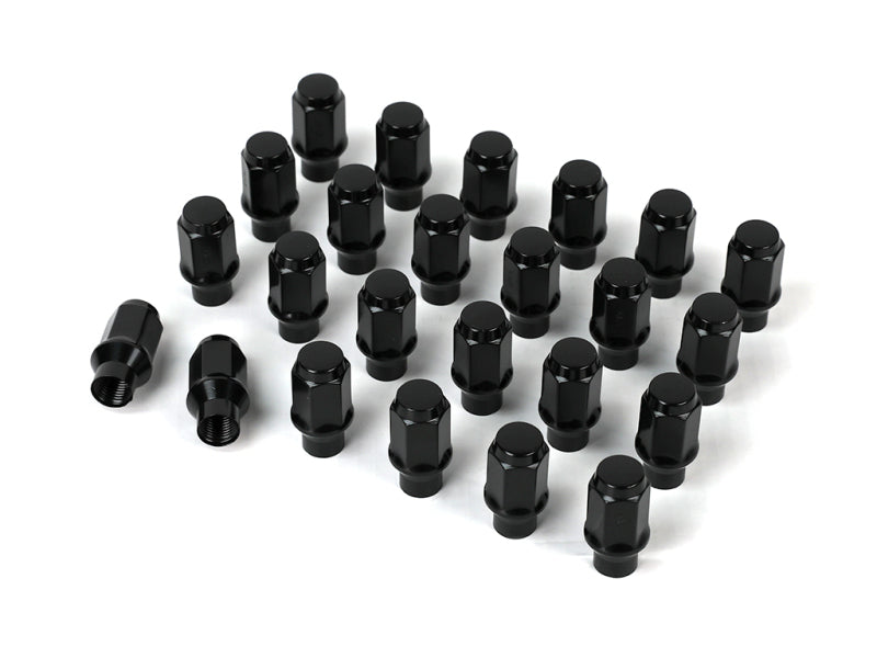 ICON Alloys Lug Nut Kit Black - 14x1.5 - 24 Lug Nuts w/ Custom Shank-LTW Motorsports