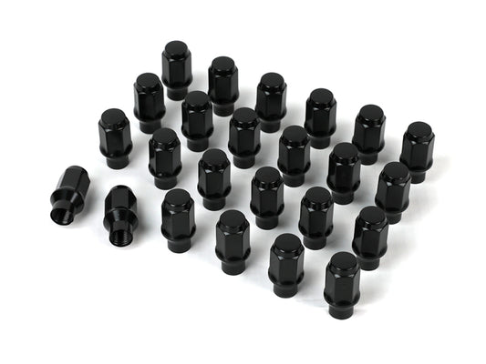 ICON Alloys Lug Nut Kit Black - 14x1.5 - 24 Lug Nuts w/ Custom Shank-LTW Motorsports