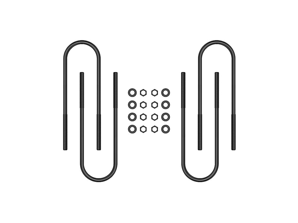 99-10 FSD Rear 15 Inch U-Bolt Kit Icon Vehicle Dynamics