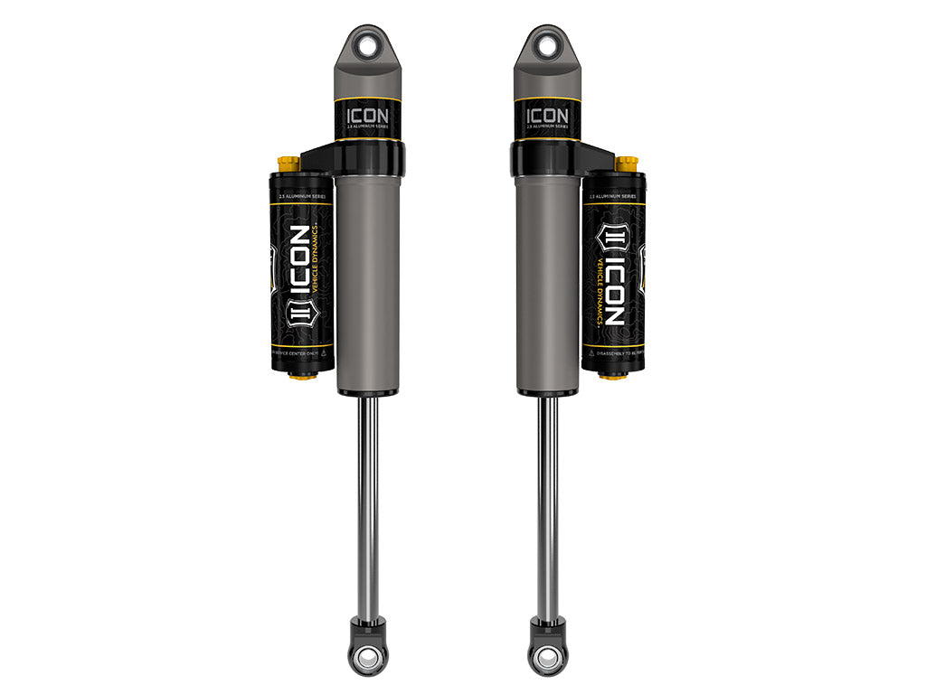 1999-2004 Ford F-250/F-350 Super Duty 4WD 3-6 Inch Lift Front V.S. 2.5 Aluminum Series Shock Absorbers Piggyback Reservoir W/ CDCV Pair Icon Vehicle Dynamics