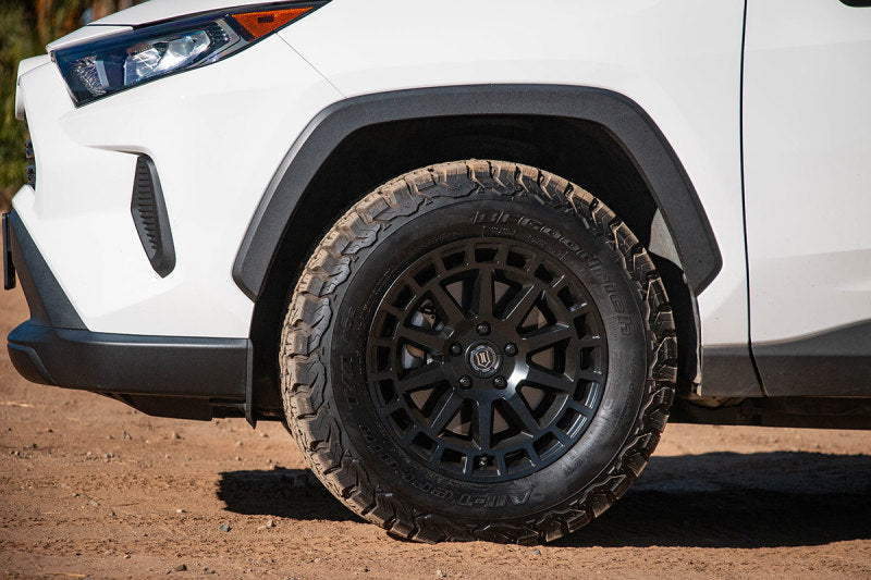 ICON Journey 17x8 5x4.5 38mm Offset 6in BS Satin Black Wheel-LTW Motorsports