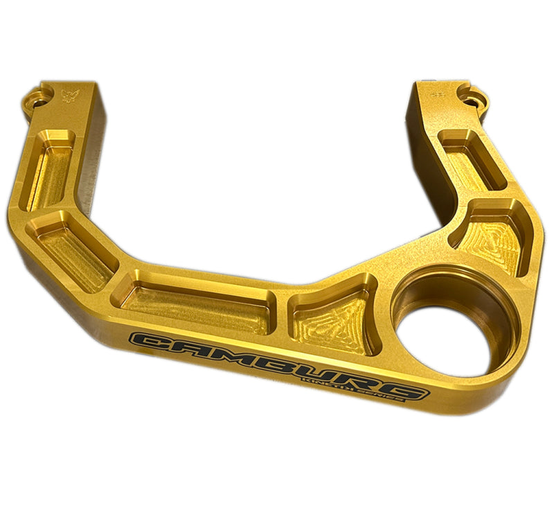 Camburg Toyota Tacoma 05-23 / 4-Runner 03-23 / FJ 07-14 KINETIK V2 Billet Uniball Upper Arms (Gold)-LTW Motorsports