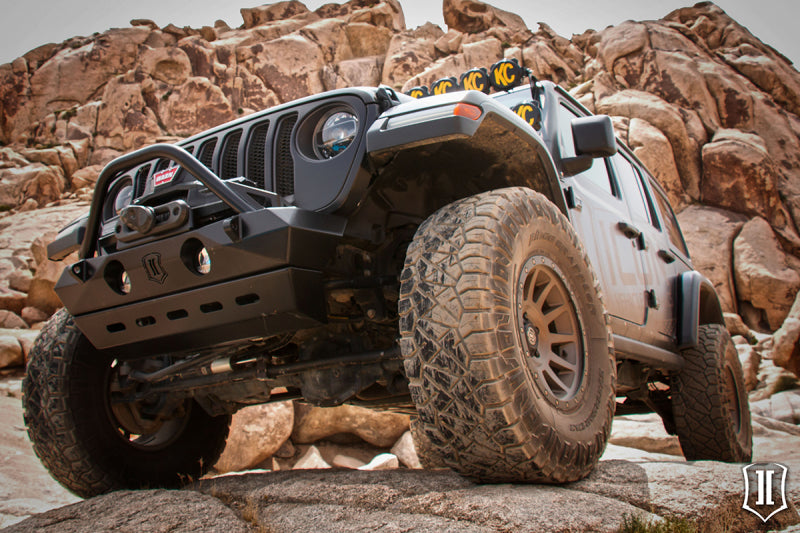 ICON 2018+ Jeep Wrangler JL / 2020+ JT  Front Pro-Series Bumper Skid-LTW Motorsports