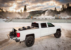 Revolver X2 Hard Rolling Truck Bed Cover Rails Mounted Low Enough To Use Standard C Clamps 2004-2013 Silverado/Sierra 5 Foot 9 Inch Bed BAK