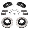 Wilwood 24-25 Toyota Tacoma Front Aero6-DM Big Brake Kit 13.38 In SRP Drilled Slotted Rotor/w Lines