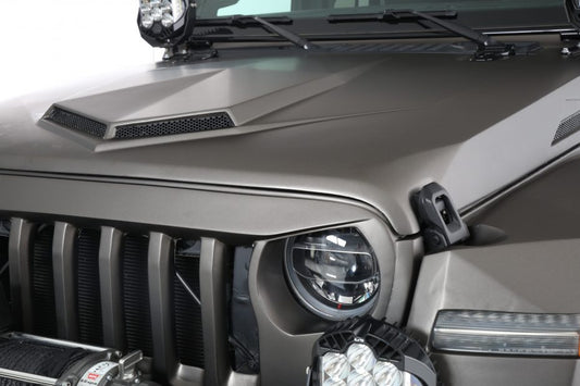2018-2022 Jeep JL FiberwerX “Stealth” Hood-LTW Motorsports