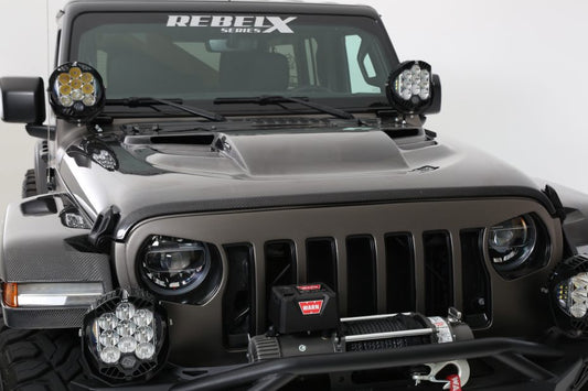 2018-2022 Jeep JL FiberwerX “RebelX” Grille-LTW Motorsports
