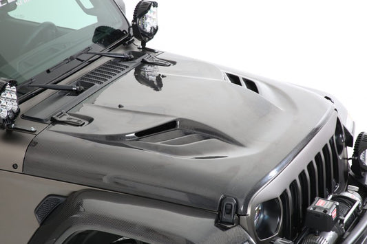 2018-2022 Jeep JL FiberwerX “RebelX” Hood-LTW Motorsports